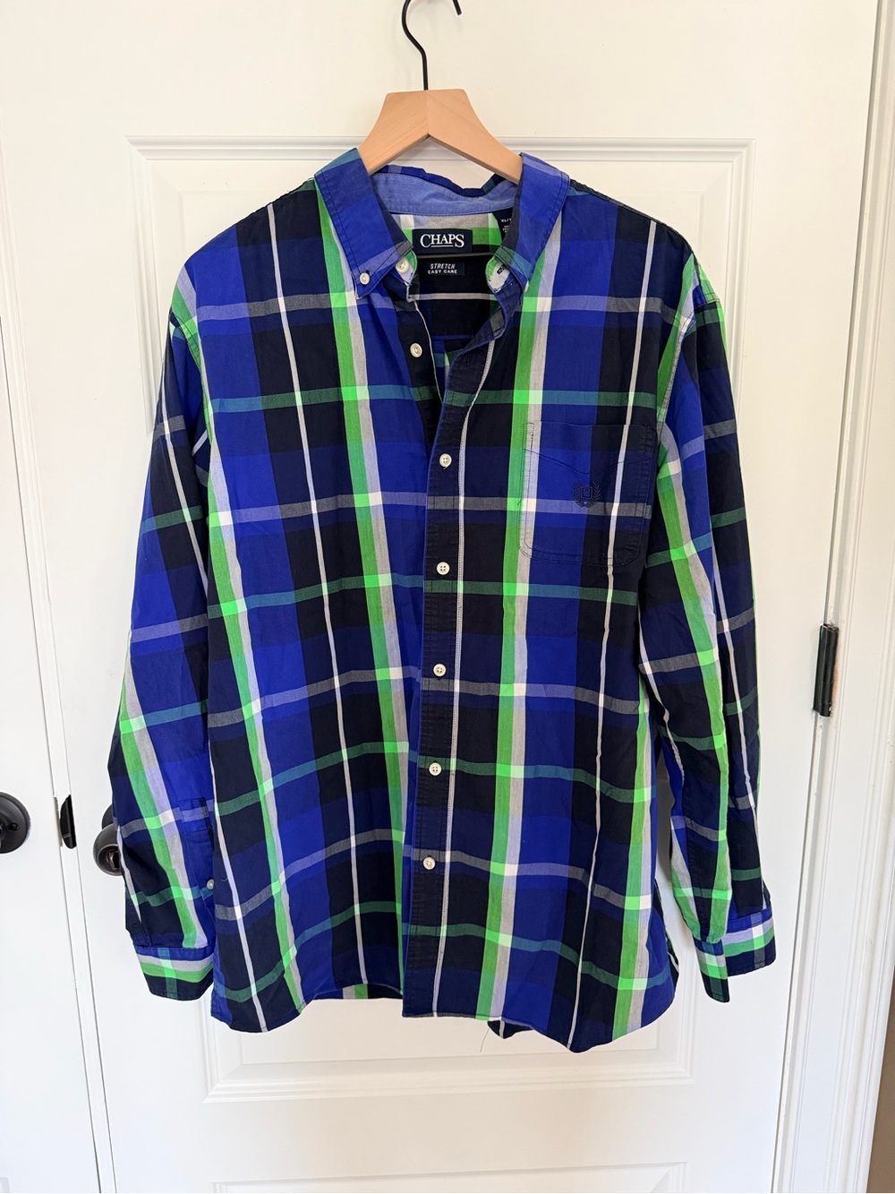 NWOT chaps xl easy care button down